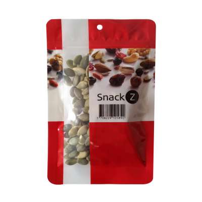 resealable poly zip-lock flat bags for 1oz 2oz coffee nuts food packaging